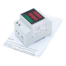 100A AC80 - 300V digital multifunctional DIN Rail Voltage Meter Voltmeter W