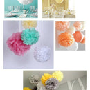 Paper Pom Poms Paper Flowers Perfect for Wedding Decor Birthday Celebration J5C1