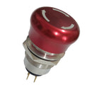 22mm Self Locking Emergency Stop Push Button AC 220V 5A 2NO 2NC Red