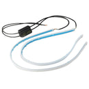 Car Daytime Running Light LED 12V DRL Auto Driving Fog Strip Lamp Yellow+White