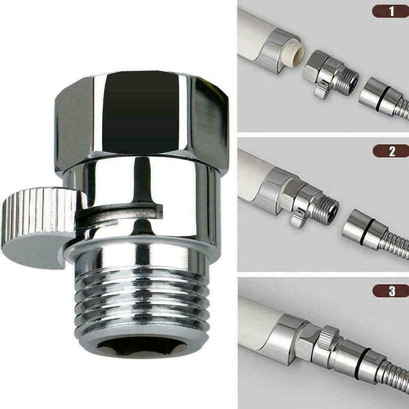 1/2" Full Brass Flow Quick Control Shut-OFF Valve Shower Hand Head Saver F7N7