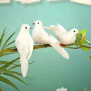 12pcs Artificial Foam Feather Simulated Pigeon DIY Craft Wedding Home Decor