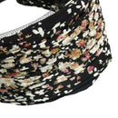 80mm Headband Hair Fabric Flowers Metal Buckle Black Women's Jewelry