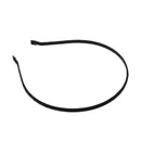 10 x Headbands Metal Satin Color Black Female Girl Party