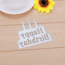 Birthday Cake Metal Cutting Dies Stencils Scrapbooking Embossing DIY Card