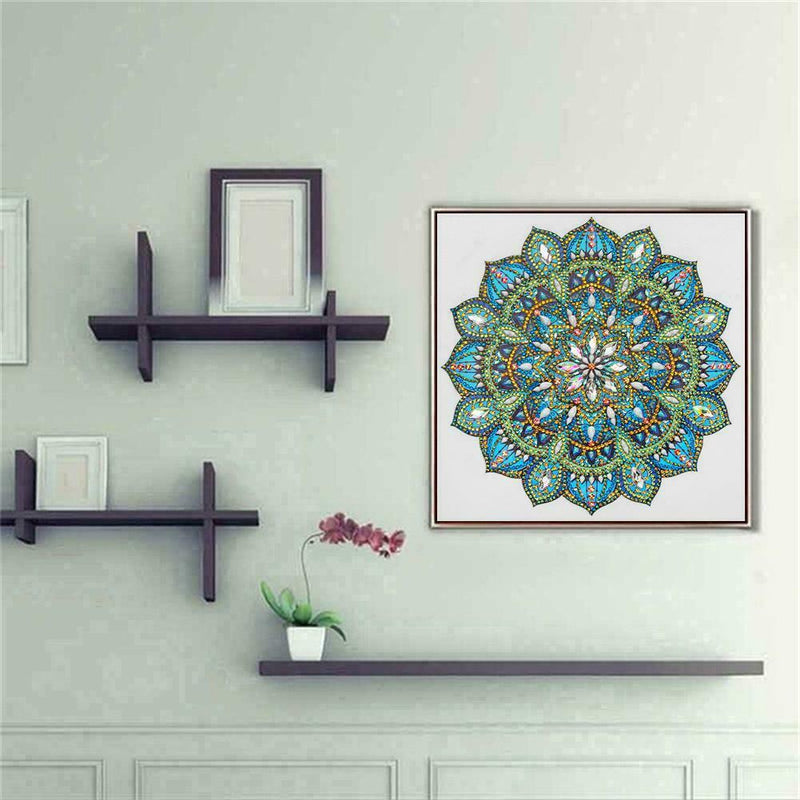 5D DIY Special Shaped Diamond Painting Mandala Cross Stitch Kits (DZ230)