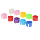 50x Birds Foot Rings Parrot Leg Bands Pigeons Identification Opening Foot Ring