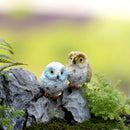 4 Pcs Garden Owl Moss Terrarium Desktop Decors Craft Bonsai Animals MiniatureMOA