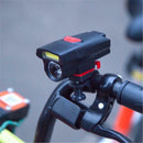 1 x Bicycle Front Light COB LED Working Flashlight Cycling Practical Headlight