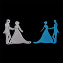 Elegant Dancing Couple Cutting Dies Stencil Scrapbooking Album Paper Card LJ
