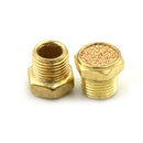 5PCS Pneumatic Air Breather Vent Silencer Muffler Threaded NPT 1/8" Hj