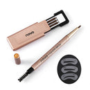 Novo Eyebrow Pencil Makeup Set With 3Pcs Pencil+3Pcs Eye Brows Template Wat