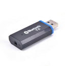 USB AUX Bluetooth 5.0 Receiver Mic Stereo Wireless Adapter for Handsfree Ca C Ew