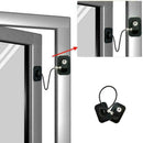 Cabinet Window Refrigerator Door Lock Key Security Safety For Baby Drilling Z2E4