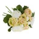 Bride Flowers Bouquet - Artificial Flower Silk Jasmine Wedding Decor Green