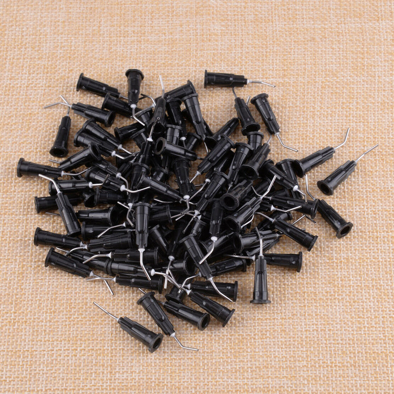 Disposable Pre-Bent Dispenser Needle Tips 20G fit for Flowable Composit Dental