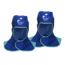 2 Pcs Welding Helmet Hood Neck Protection Torching Hood Welder Hat - Blue