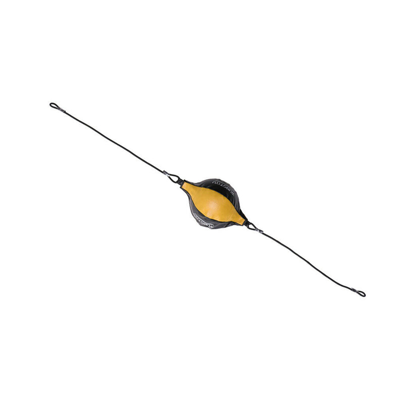 Double PU End Boxing Speed Dodge Training Ball Punching Sparring Bag Yellow