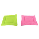 2Pcs Dog Mattress Washable Thick Cage Crate Mat Pad Pet Puppy Travel Mat Soft