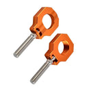 Rear Axle Blocks Chain Adjuster For 125 250 300 350 450 525 530 Exc Excf Xc