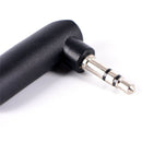Right Angle 90Degree3.5mm 3Pole Audio Stereo Male to Female Extension Adapter TO