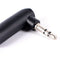 Right Angle 90Degree3.5mm 3Pole Audio Stereo Male to Female Extension Adapter TO