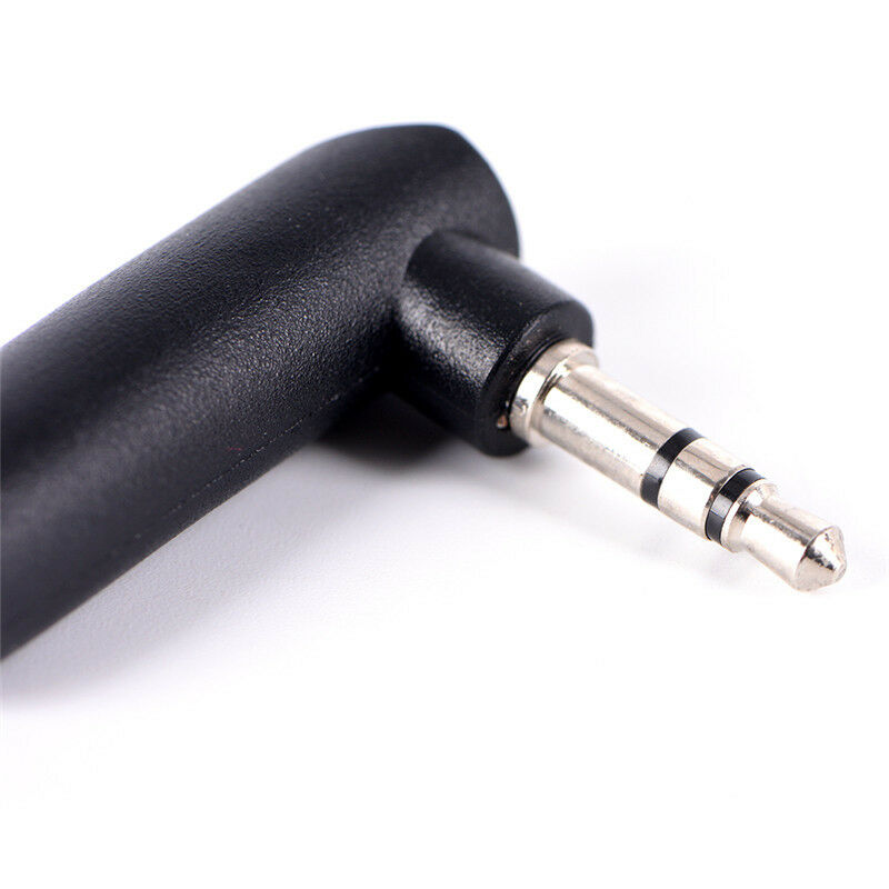 Right Angle 90Degree3.5mm 3Pole Audio Stereo Male to Female Extension Adapter TO