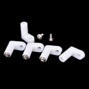 40pcs fixed plastic PCB mounting feet 20mm L type feet with Screws BD3C