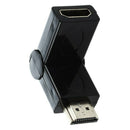 1x HDMI Right Angle Male To Female 90-180 Degree Adapter Cable Lead Connect