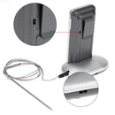 2X(Wireless Remote Food Thermometer Kitchen Cooking/Bbq Grill Smoker Meat T
