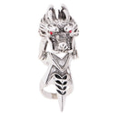 Fashion Dragon Head Rings for Men Punk Rock Style Party Men Red Stone Rings