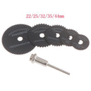 22/25/32/35/44 HSS Saw Blades For Metal Rotary Tool Cutting Discs Wheel+1Mandr_