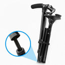 Aluminum Alloy Adjustable Walking Cane Folding Sticks Lightweight Crutches for