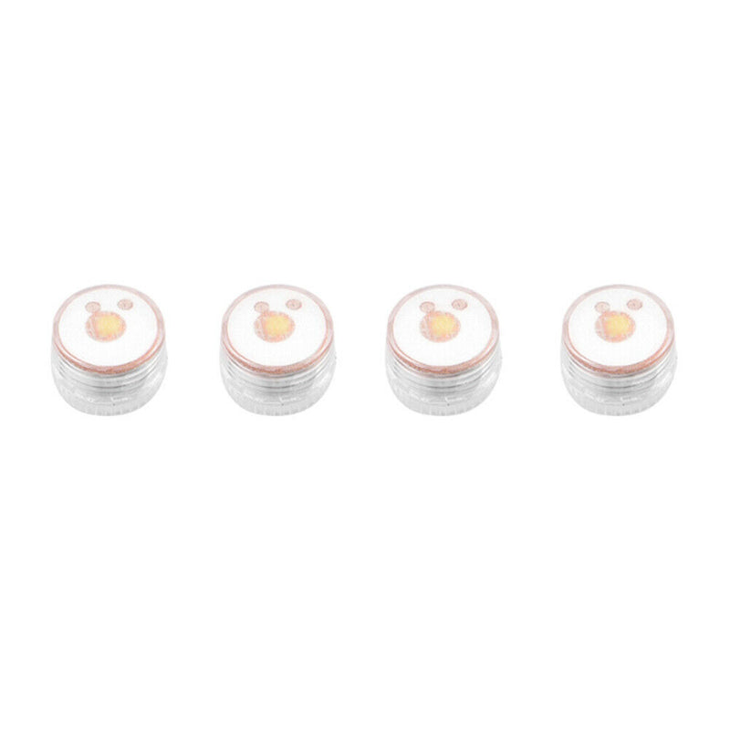 4x Mini Night Flying Signal Lamps LED Navigation Light (White Always On)