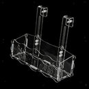 Pack of 2,Aquarium Clear Acrylic Rectangle Containers Plant Cup