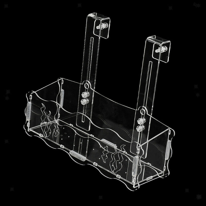 Pack of 2,Aquarium Clear Acrylic Rectangle Containers Plant Cup