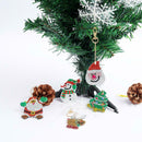 5pcs DIY Full Drill Special-Shape Diamond Painting Keychain Christmas Decor