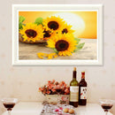 5D Diamond Painting DIY Sunflowers Embroidery Round Rhinestone Cross Stitch