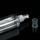 5pcs 100ml Transparent Square Travel Portable Plastic Empty Spray Bottles A