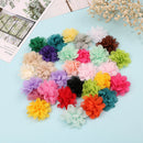10PCS Satin flowers baby artificial flowers for headbands DIY flower hair BX
