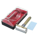 Men's Safety Handheld Portable Manual Shaver + Double Edge Razor Blade|*`Hot