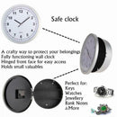 Hidden Secret Safe Box Wall Clock Safe Box Wall-Mounted Hanging Key Cash Mo G7R3