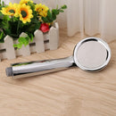 ABS Pressurized Plastic Electroplating Round Handheld Shower Head Lightweight