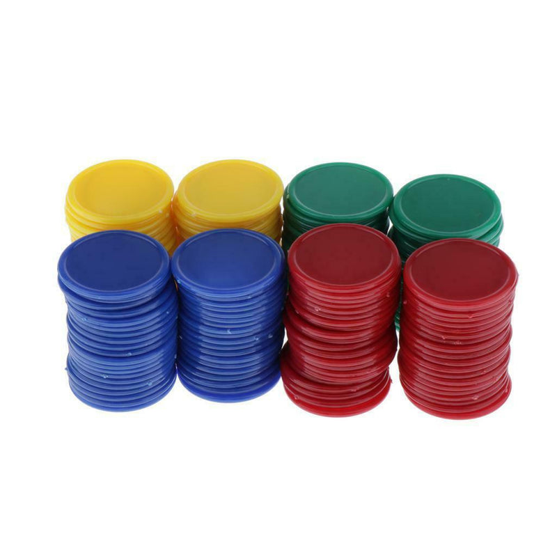 160 Pieces Unfinished Plastic Slices Round Disc Circle Pieces Ornaments for