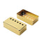 2 Pieces Copper Guitar Pickup Covers for Les Paul Electric Guitar Parts Golden