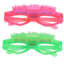 Happy New Year Flashing Led Glasses Luminous Light Up Gift Glowing Headba&+