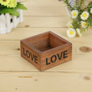 Rustic Natural Wooden Succulent Plant Flower Bed Pot Box  Garden Planter