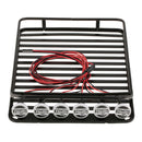 RC Car Roof Luggage Carrier, RC Car Roof Rack Metal Luggage Bracket with 6pcs