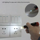 Dual Button Power Outlet Voltage Detector Sensor Tester Electric Test Pen