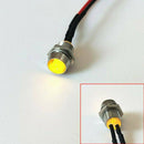 10Pcs 12V 8mm LED Indicator Light Lamp Bulb Pilot Dash Panel Car Truck Boat HOT~